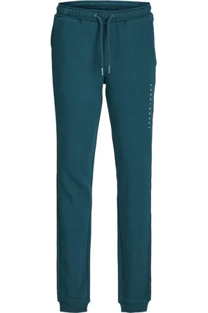 JACK & JONES Jack&Jones jongens broek GORDON Deep Teal Slim Fit
