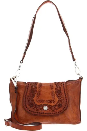 Campomaggi Leren Schoudertas Shoulder Bag Terracotta