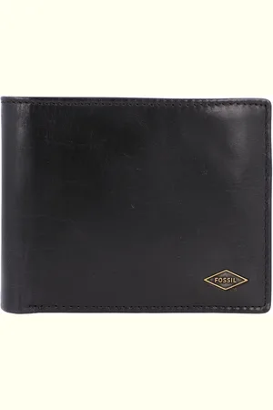 Fossil Leren Portemonnee Ryan Passcase Zwart
