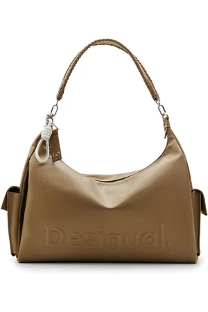 Desigual Schoudertas Half Logo 24 Shoulder Bag Kaki