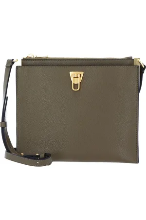 Coccinelle Leren Schoudertas Beat Soft Crossbody Bag Groene