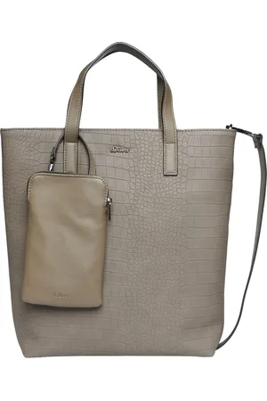 QS by s.Oliver Handtas Shopping Bag Taupe