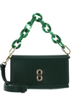 Seidenfelt Manufaktur Handtas Avondtas Herrvik Crossbag with lock Donkergroen