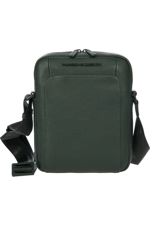 Porsche Design Leren Schoudertas Roadster Shoulderbag Donkergroen