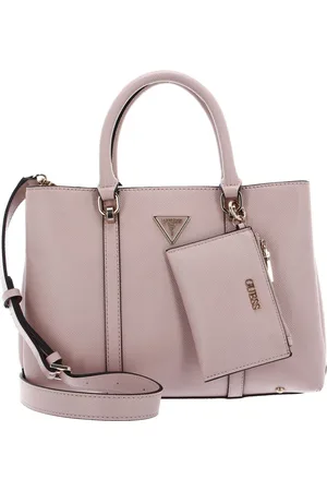 Guess Schoudertas Eco Craig Girlfriend Satchel Hobo Bag Oud roze