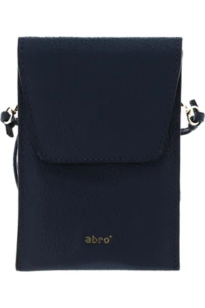 Abro+ Leren Telefoontasje Leather Adria Mobile Phone Bag Camilla Donkerblauw