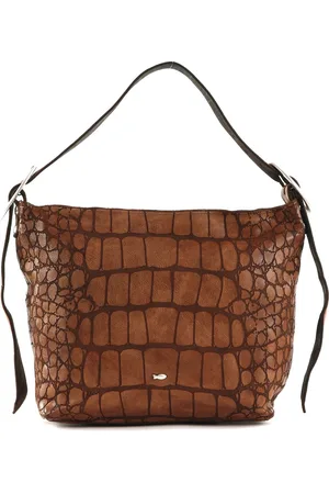 Campomaggi Leren Schoudertas Centaurus Shopping Bag Bruine