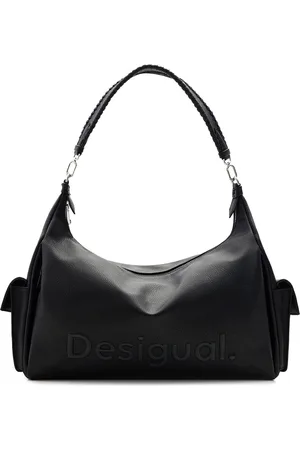 Desigual Schoudertas Half Logo 24 Brasilia Shoulder Bag Zwart