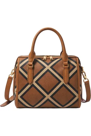 Fossil Schoudertas Handtas Williamson Satchel Lichtbruin