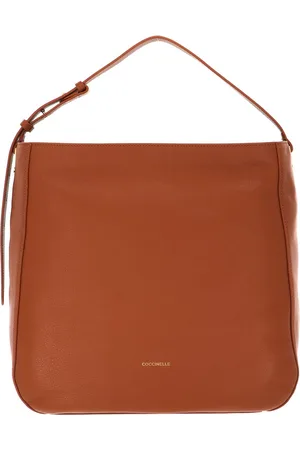Coccinelle Leren Schoudertas Handtas Lea Shoulder Bag Bruine