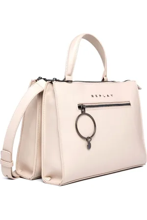Replay Handtas Schoudertas Handbag Beige