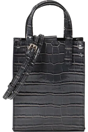 Seidenfelt Manufaktur Handtas Schoudertas Tuuli Mini Tote Antraciet