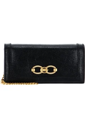 Guess Koppeling Schoudertas Gilded Glamour Xbody Clutch Zwart