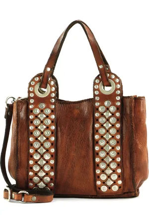 Campomaggi Leren Schoudertas Handtas Crossbody Bag Mini Bruine