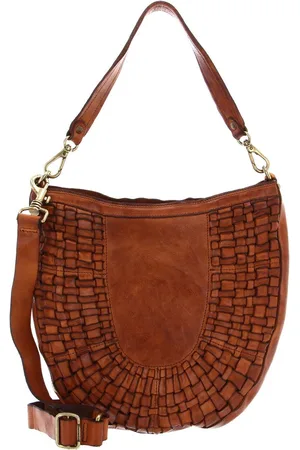Campomaggi Leren Schoudertas Shoulder Bag Bruine