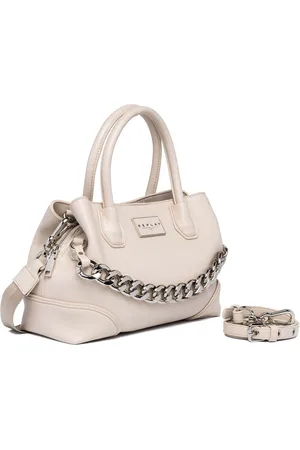 Replay Handtas Schoudertas Crossbody Bag Beige