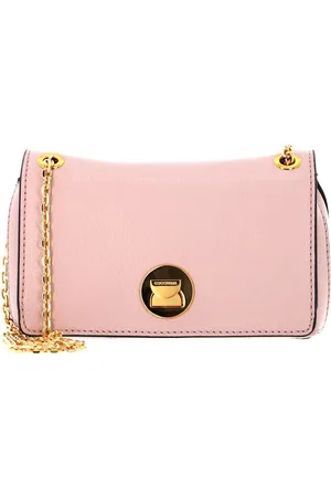 Coccinelle Leren Schoudertas Avondtas Liya Shoulder Bag Roze