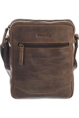 Greenland Leren Schoudertas Montenegro Casual-Bag Bruine