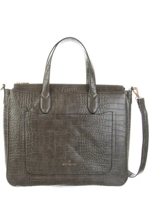 Bodenschatz Handtas Laptoptas met laptopvak Business Bag Grijs