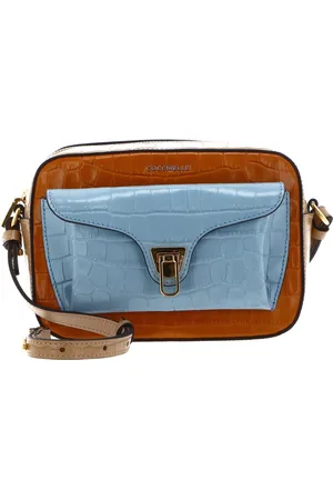 Coccinelle Leren Schoudertas Avondtas Beat Croco Crossover Bag Veelkleurig