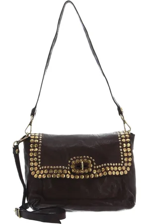 Campomaggi Leren Schoudertas Crossbody Bag Bruine