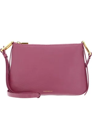 Coccinelle Leren Schoudertas Magie Mini Bag Paars