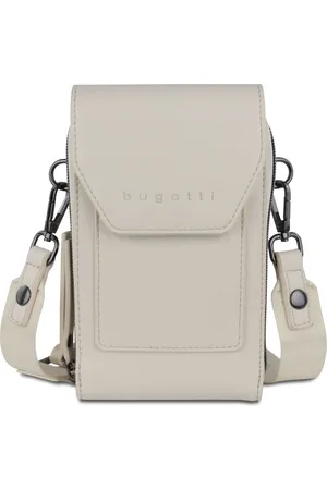 Bugatti Schoudertas Telefoontasje Almata Mobile Purse Bag Crème