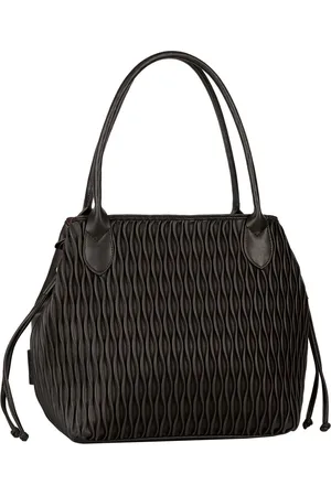 Gabor Schoudertas Granada Wave Zip Shopper Zwart