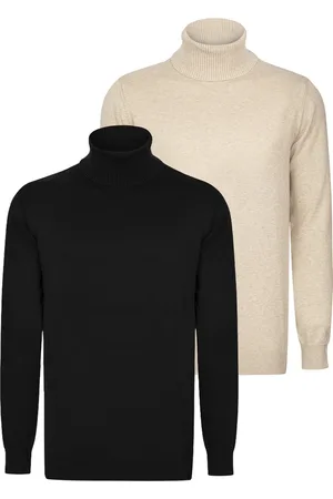 Felix Hardy Trui - Coltrui - Sweater - 100% Katoen - 2 Pack Heren - 2Xl