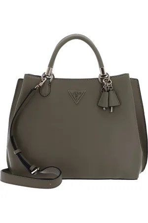 Guess Schoudertas Handtas Gizele Girlfriend Carryall Olijfgroen
