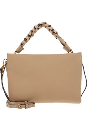 Coccinelle Leren Handtas Schoudertas Boheme Grana Double Hand Bag