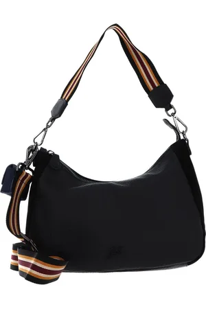 Gabs Leren Schoudertas Isabel Caribu Crosta Shoulderbag Zwart