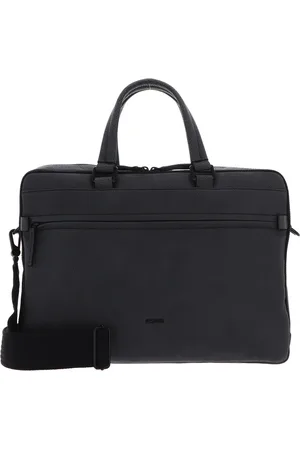 Picard Leren Business tas Schoudertas met laptopvak Casual Business Bag Zwart