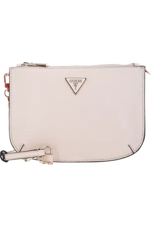 Guess Schoudertas Ilia Two Compartment XBody Top Zip Crème