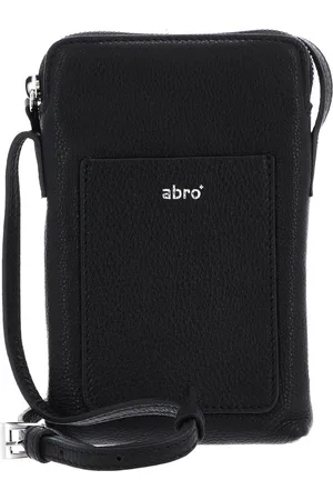 Abro+ Leren Telefoontasje Leather Dalia Phone Bag Raquel Zwart