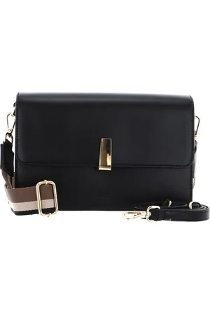 Seidenfelt Manufaktur Schoudertas Flen Big Crossbody Bag Zwart