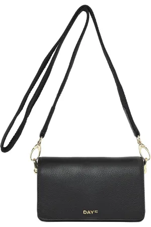 Day Et Leren Schoudertas Avondtas City Bags Mini Crossbody Bag Zwart