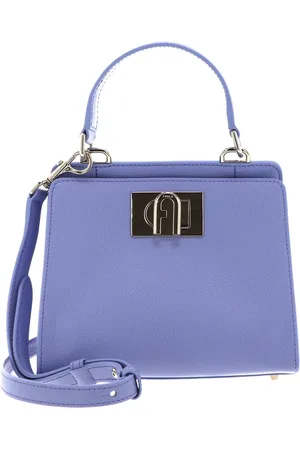 Furla Leren Handtas Avondtas 1927 Mini Top Handle Bag Paars