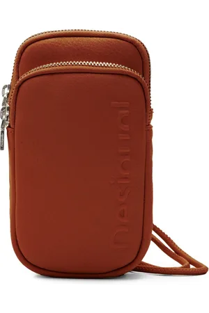Desigual Telefoontasje Half Logo SS24 Delphine Phone Bag Bruine
