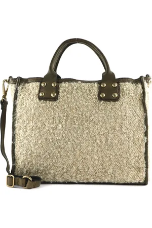 Campomaggi Schoudertas Handtas Shopping Bag Beige