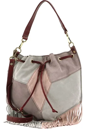 Caterina Lucchi Leren Schoudertas Lucca Shoulder Bag Paars
