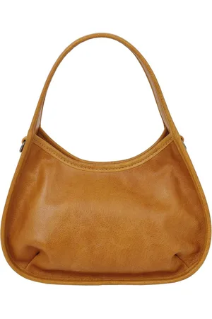 Cinque Leren Handtas Schoudertas Felicia Handbag Donkergeel