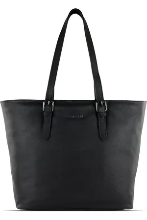 Bugatti Schoudertas met laptopvak Bella Shopper Zwart