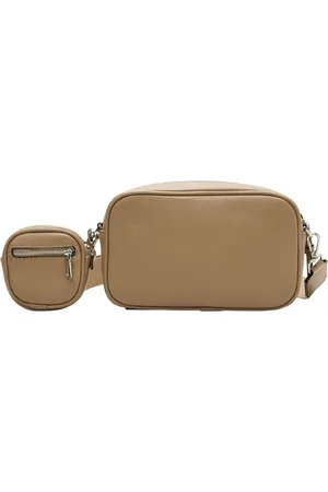 QS by s.Oliver Schoudertas Crossbody Bag Lichtbruin