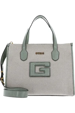 Guess Handtas Schoudertas G Status Compartment Tote Beige