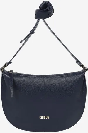 Cinque Leren Handtas Schoudertas Claire Handbag Donkerblauw