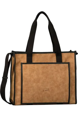 TOM TAILOR Schoudertas Leticia Shopper Bruine