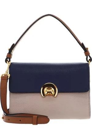 Coccinelle Leren Handtas Schoudertas Binxie Tricolor Handbag Grained Leather Veelkleurig