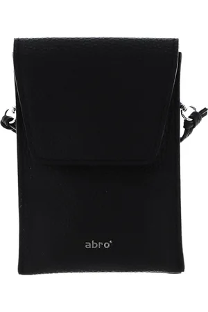 Abro+ Leren Telefoontasje Leather Adria Mobile Phone Bag Camilla Zwart