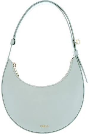 Furla Leren Schoudertas Avondtas Delizia Mini Shoulder Bag Lichtblauw
